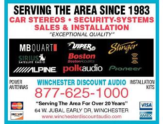 $50 Winchester Discount Audio Gift Certificate