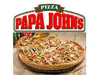Papa Johns Large One Topping Pizza Gift Certificate