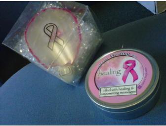 Breast Cancer Awareness Agate Nightlight & The Little Healing Box