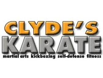 Clyde's Karate $100 Gift Certificate
