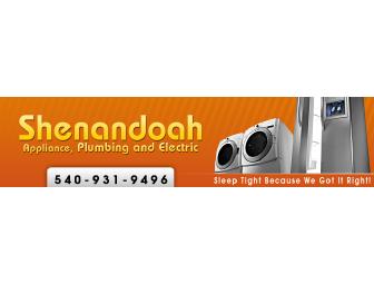 Shenandoah Appliance Plumbing & Electric $300 Gift Certificate