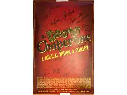 Sutton Foster Autographed THE DROWSY CHAPERONE Poster