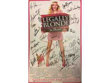 LEGALLY BLONDE The Musical Poster Signed by the Original Broadway Cast