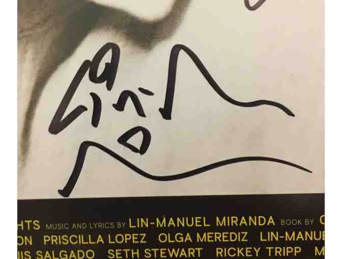 Lin Manuel Miranda Autographed IN THE HEIGHTS Poster