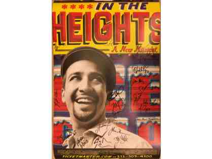 Lin Manuel Miranda Autographed IN THE HEIGHTS Poster