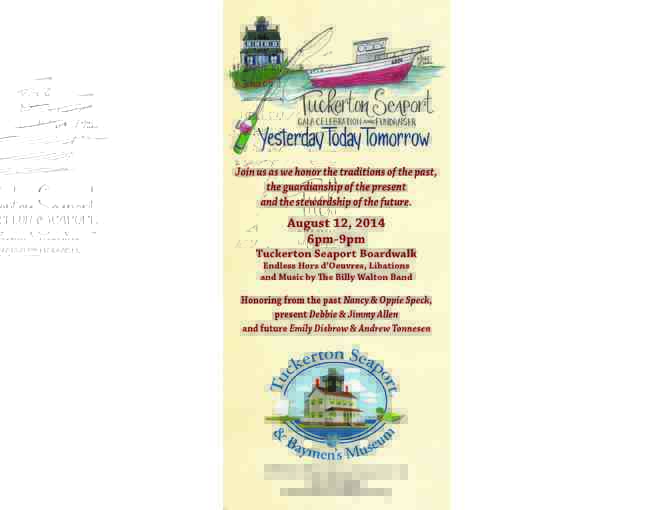 Tuckerton Seaport Gala Celebration: 4 Tickets