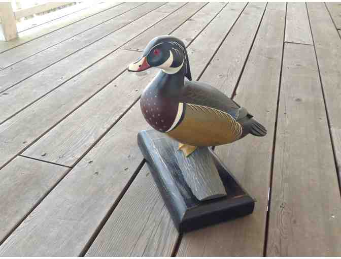 Clarence Fennimore Wood Duck of a Log
