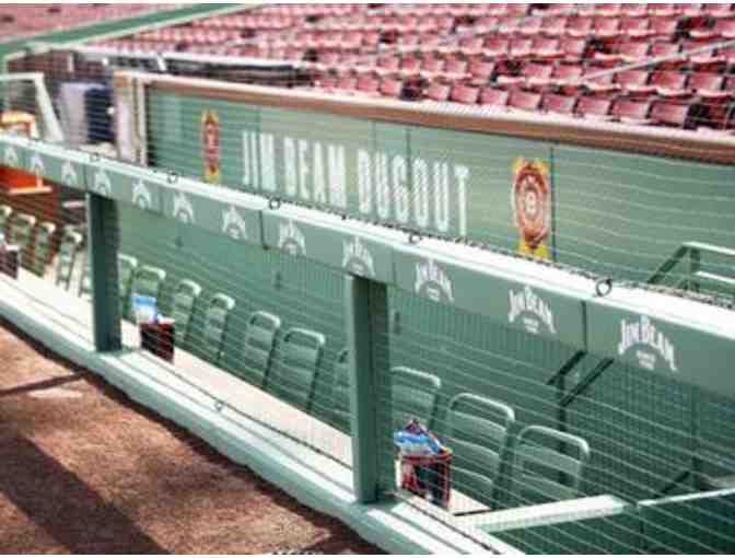 PAIR OF RED SOX TICKETS IN THE NEW JIM BEAM DUGOUT SEATS