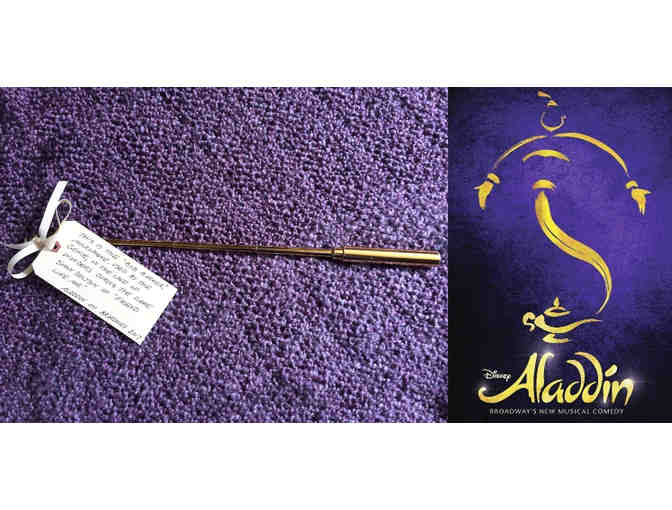 Genie's microphone from Cave of Wonders "Friend Like Me" in Broadway's "Aladdin" - Photo 1