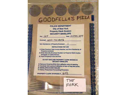 The fork used by NYC Mayor Bill de Blasio in Pizzagate/Forkgate!