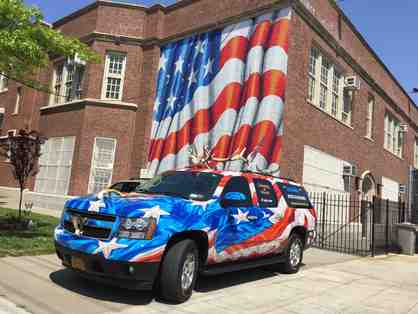 Betsy - 2008 Chevy Suburban, hand painted by "America's Artist" Scott LoBaido