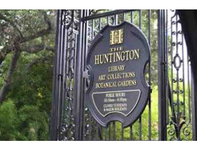 Two Admission Ticket to the Huntington Library
