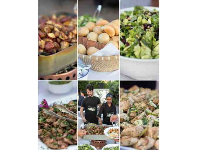 Lunch for four in the Happy Trails Garden