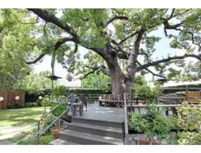 Lunch for four in the Happy Trails Garden