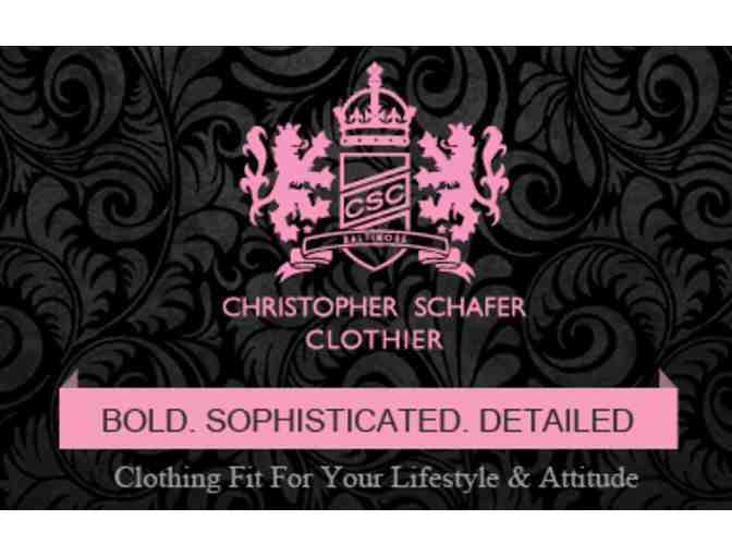 Custom Shirts by Christopher Schafer Clothier