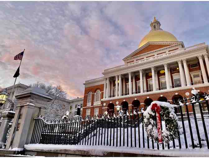 Senator Jamie Eldridge Offers Lunch and a Tour of the Mass. State House for 4