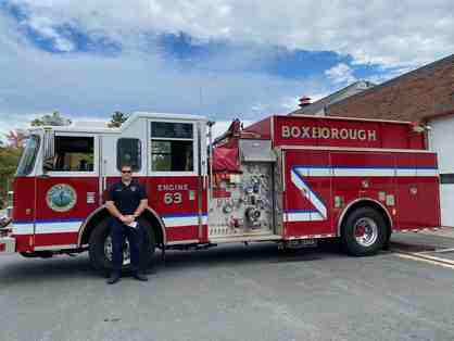 Ride in a Boxborough Fire Truck