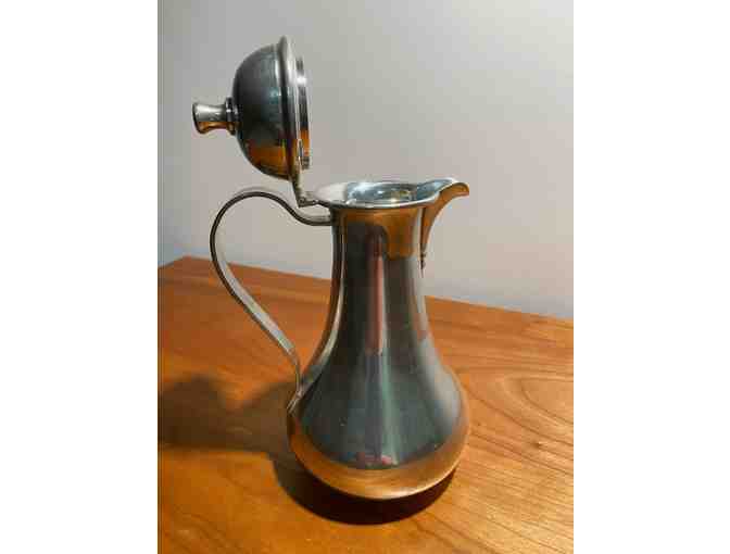 Pewter Pitcher with Lid