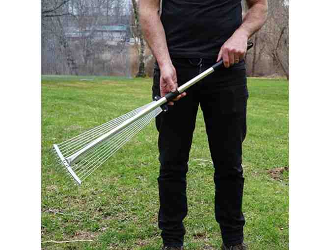 Adjustable Garden and Leaf Rake