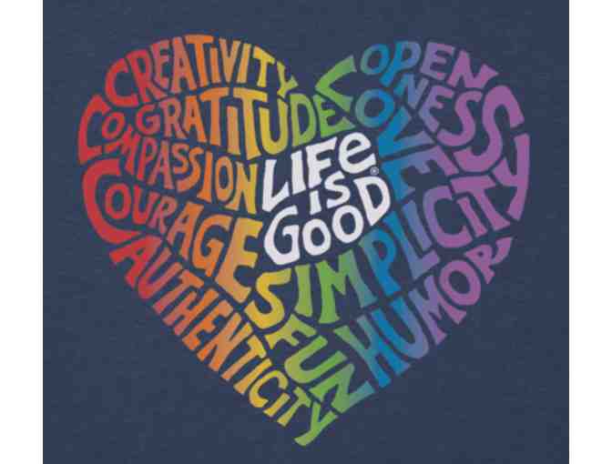 Life is Good Superpower Heart Crusher T-Shirt