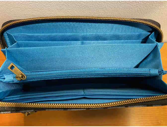 RFID-Blocking Zippered Wallet