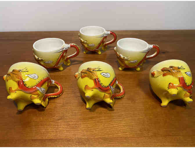 Tea Set from Taiwan in Dragon Motif
