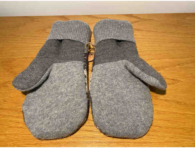 Mittens Made from Recycled Wool Sweaters