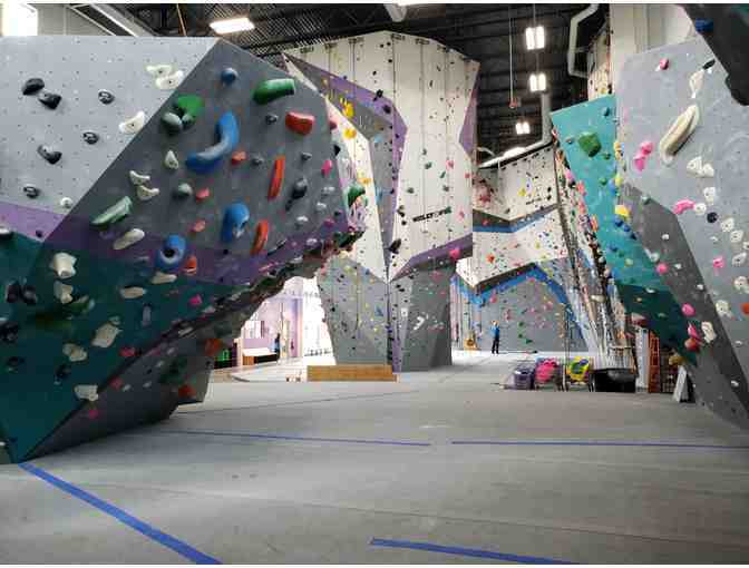 MetroROCK Rock Climbing Center -- 3 Full-Day Passes, including Equipment