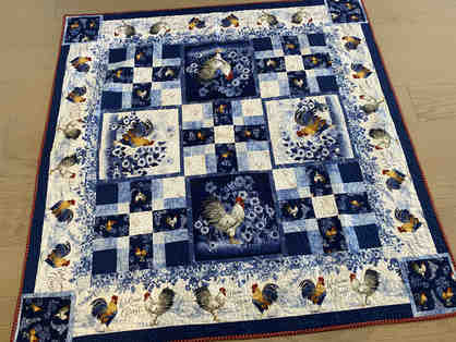 Table Quilt -- "Welcome to Our Roost"