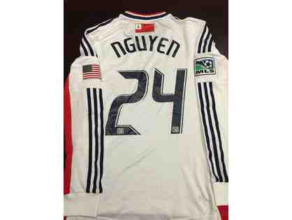 Game Worn New England Revolution Jersey by Lee Nguyen