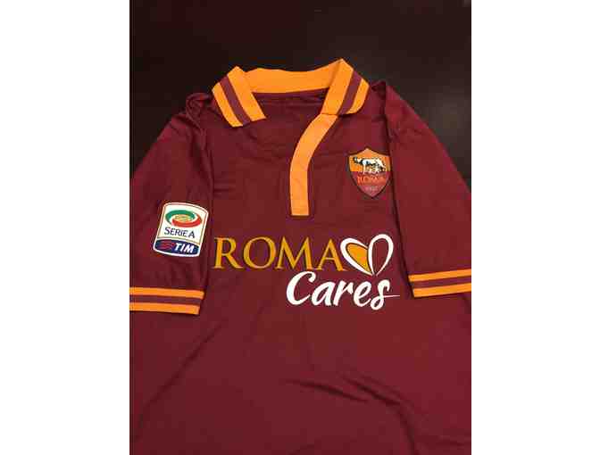 Autographed Roma Jersey by Francesco Totti
