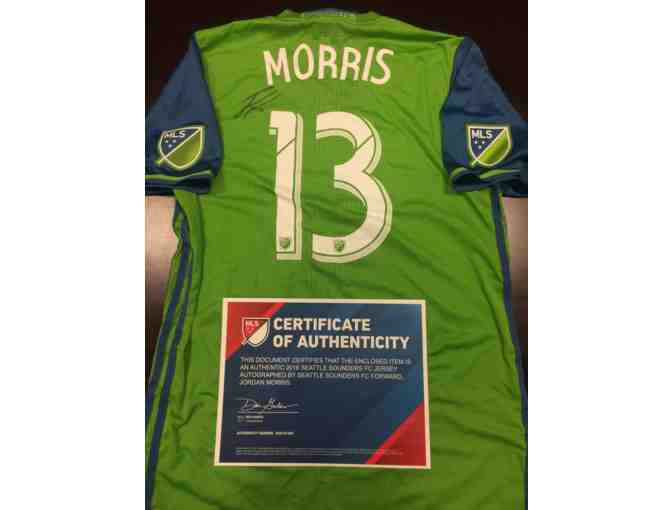 Jordan Morris 2016 Seattle Sounders FC Autographed Jersey