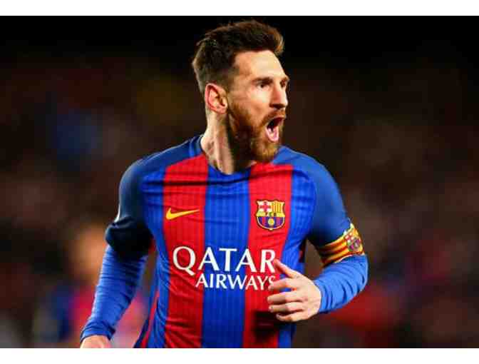 Lionel Messi Autographed FC Barcelona Jersey