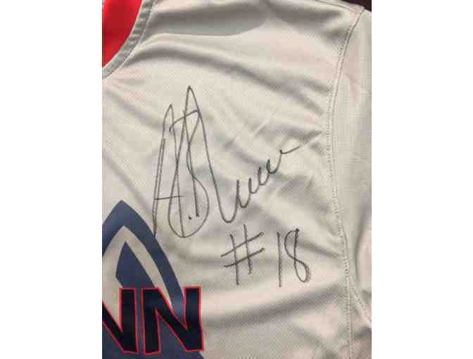 Andre Blake Autographed UConn Jersey and Player Picture