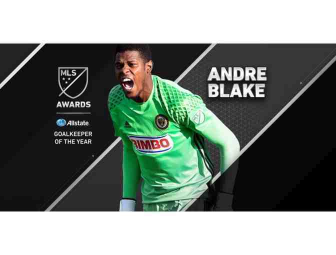 Andre Blake Autographed UConn Jersey and Player Picture