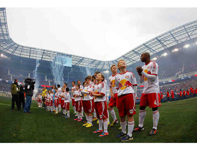 NY Red Bull Autographed Jersey & 4 Tickets to a Home Match