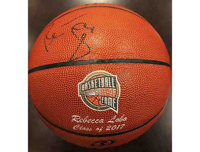 Authentically Hand-Signed by Rebecca Lobo & Class of 2017 Enshrinement Journal