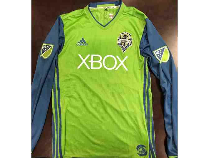 Cristian Roldan Autographed 2017 Seattle Sounders Authentic Primary Jersey