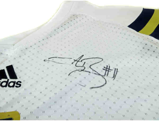 Coach Jim Mora and Anthony Barr Signed UCLA Football Jersey