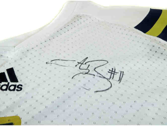 Coach Jim Mora and Anthony Barr Signed UCLA Football Jersey