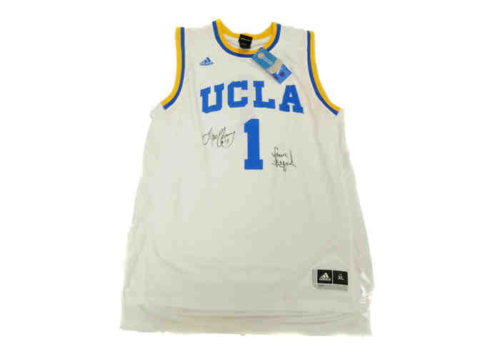 UCLA Basketball Jersey Signed by Coach Steve Alford and Tyus Edney