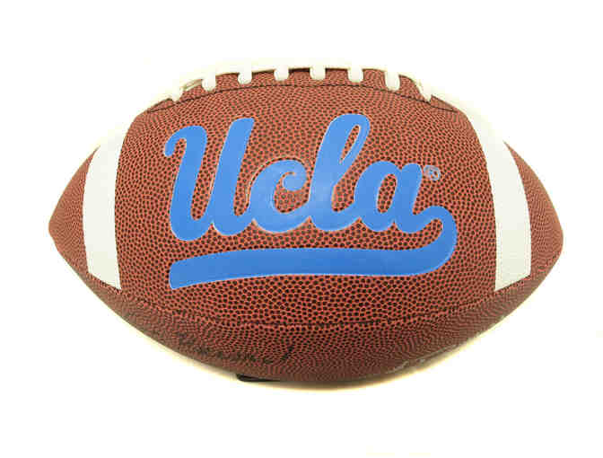 Jim Mora and Anthony Barr Signed UCLA Football - 2