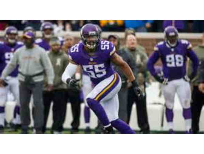 Anthony Barr Signed Minnesota Vikings Football Jersey (#55)