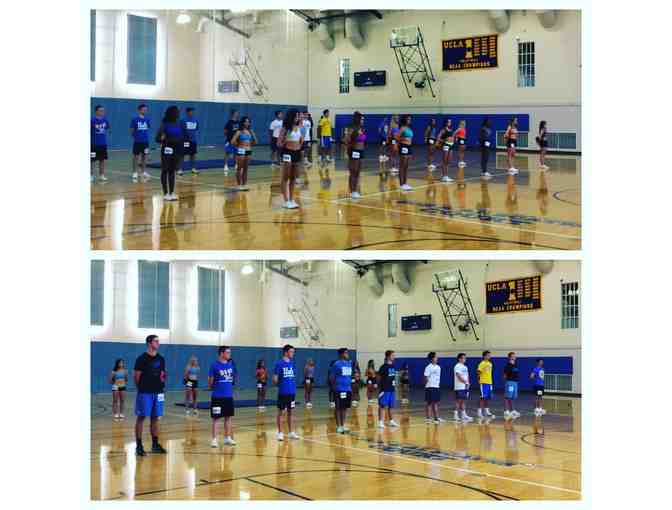 Guest Judge at UCLA Cheer Tryouts
