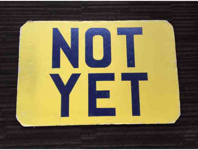 Authentic UCLA Yell Leading Signs