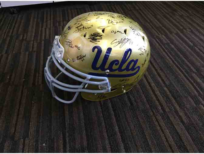 Autographed UCLA Football Helmet