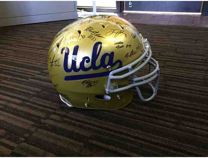 Autographed UCLA Football Helmet