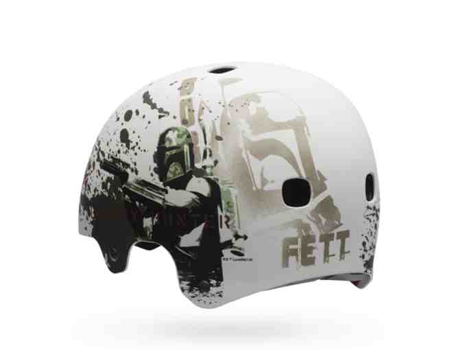 New Limited Edition Segment Jr. Star Wars Boba Fett Kid's Bike Helmet Sz Small
