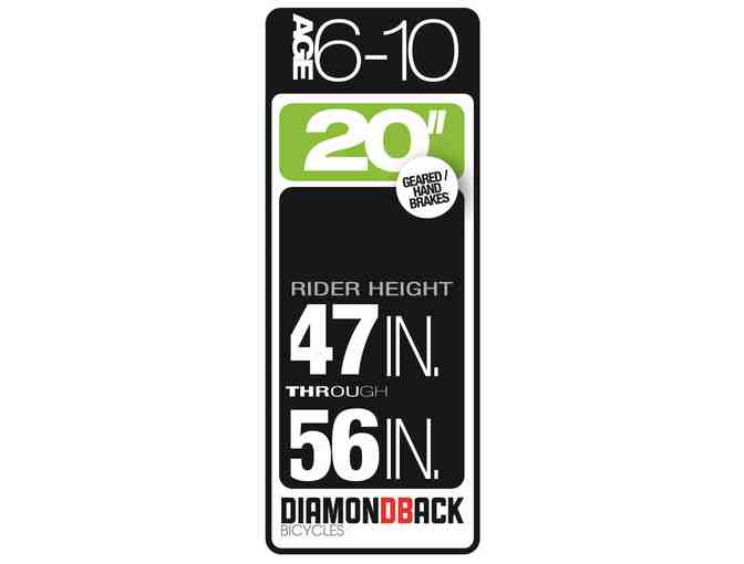 Diamondback Youth Lustre 20' Bike Ages 6 - 10
