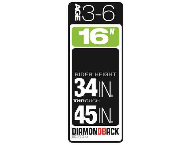 Diamondback Youth Mini Impression 16' Bike Ages 3 - 6